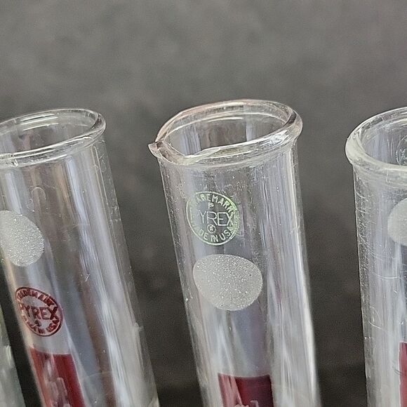 Vintage Test Tube Rack Set with Glass Tubes And Small Pipettes - Picture 14 of 16